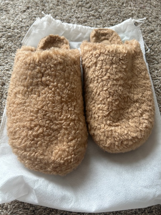 INTENTIONALLY BLANK Shoes - INTENTIONALLY BLANK Kids Sherpa Slippers - Tan